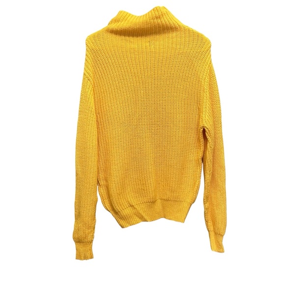 Aritzia Montpellier Knit Sweater Top - Yellow - Merino Wool - Size S - Picture 2 of 8